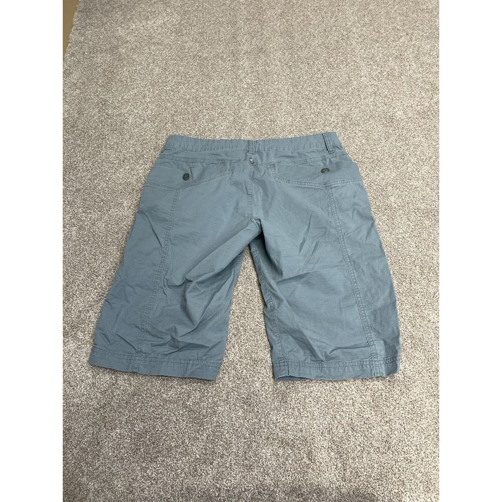 Gorpcore Outdoor athleisure summer Hiking prAna Blue Gray Cargo Shorts 8 Ripstop